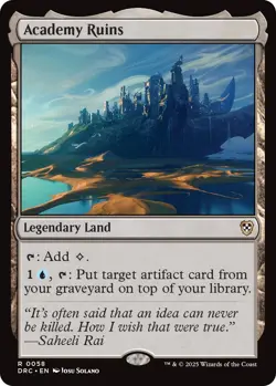 Academy Ruins - 58 - Commander: Aetherdrift - NM - Normal EN - Image 1