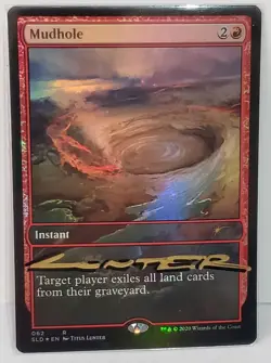 MTG FOIL MUDHOLE SHADOW SIGNED BY ARTIST - Image 1