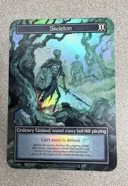 x1 Sorcery Gothic Team Covenant Promo Skeleton Foil, Alt Art Vasiliy - Image 1
