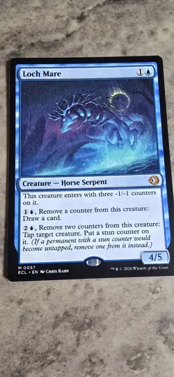 Loch Mare Lorwyn Eclipsed Regular Creature Horse Serpent Mythic MTG NM - Image 1
