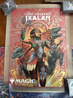 Brand New MTG Lost Caverns of Ixalan Foil Promo Poster x1 - Image 1