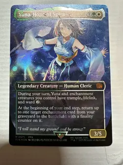 Yuna, Hope of Spira (Borderless) (Chocobo Track Foil) Final Fantasy Foil - Image 1