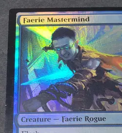 MtG Magic The Gathering March of the Machine Foil Faerie Mastermind - Image 3