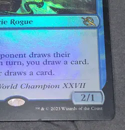 MtG Magic The Gathering March of the Machine Foil Faerie Mastermind - Image 5