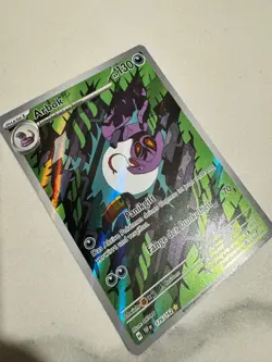 Pokemon Sammelkarte Arbok 176/162 Temporal Forces Illustration Rare Holo Foil - Image 3
