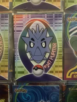 Topps Pokemon TV Animation Edition 35 of 37 Stickers 247 Pupitar - Image 1