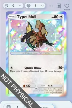 Pokemon TCG POCKET - Type: Null Shiny 1⭐, Crimson Blaze, English - Image 1