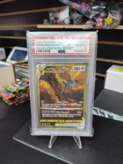 2023 ORIGIN FORME DIALGA VSTAR PSA 10 GG68/GG70 Crown Zenith Pokemon English - Image 1