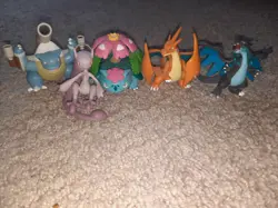 Tomy Nintendo Mega Pokemon Figures, Charizard Venusaur Blastoise and Mewtwo Lot - Image 2