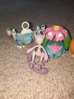 Tomy Nintendo Mega Pokemon Figures, Charizard Venusaur Blastoise and Mewtwo Lot - Image 3