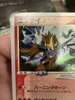 Entei Gold Star Pokemon 2005 Golden Sky Silvery Ocean Japanese 019/106 excellent - Image 5