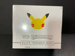 Pokemon TCG Celebrations ETB 25th Anniversary Elite Trainer Box New Sealed 820650809439 - Image 1