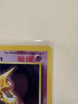 Pokemon TCG Alakazam Base Set 1/102 Holo 1999-2000 Wizards Base Set Copyright LP - Image 4