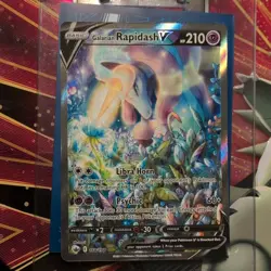 Pokemon TCG Galarian Rapidash V 168/198 Chilling Reign Alt Art 2021 - Image 1