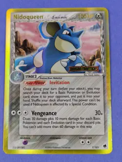 Nidoqueen - 7/101 - Holo Rare Reverse Holo Dragon Frontiers - Pokemon - MP - Image 1