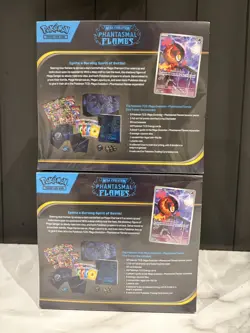 ✅X2 Pokemon TCG Phantasmal Flames Elite Trainer Box ETB New Sealed In Hand 💥 - Image 2