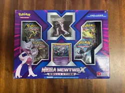 Pokemon TCG Mega Mewtwo X Collection Box w/Figure Factory Sealed 2015 XY - Image 1