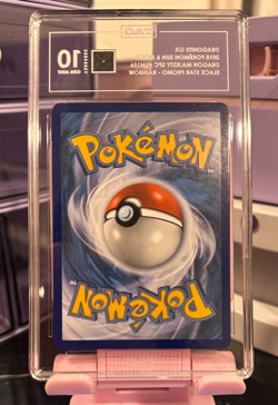 Pokemon Dragonite GX Rainbow Full Art #SM156 Dragon Majesty Promo TAG 10 - Image 2