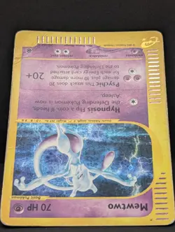 Mewtwo 020/165 Expedition Base Set Holo Rare Pokemon TCG Nintendo e-reader MP - Image 4
