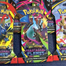 Lot of 6 Pokemon Phantasmal Flames Sleeved Booster Packs Bundle New Sealed - Image 3