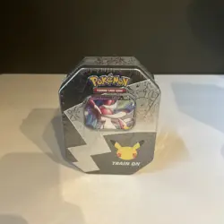Pokemon TCG Celebrations 25th Anniversary Tin Factory Sealed Dark Sylveon V - Image 1