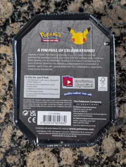 Pokemon TCG 25th Anniversary Celebrations Tin Pack ~ Lance's Charizard V Sealed - Image 4