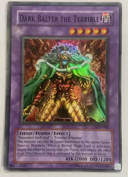 YuGiOh Dark Balter the Terrible LOD-002 Super Rare - Image 1