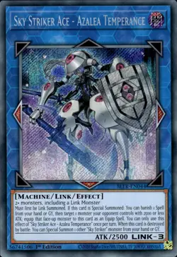 Sky Striker Ace - Azalea Temperance- Secret Rare 1st Ed BLTR-EN044 - NM - YuGiOh - Image 1