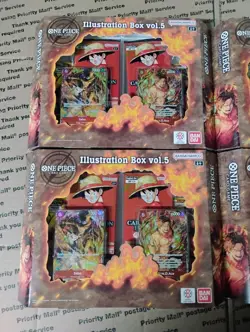 One Piece Illustration Box Vol 5 ENG Sealed NEW Lot Of 4 - Image 3
