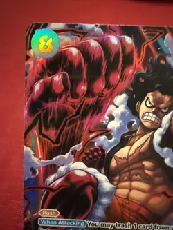 One Piece Monkey D Luffy OP11-118 Alternate Art Secret Rare Holo English AFODS - Image 2
