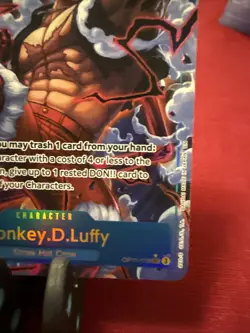 One Piece Monkey D Luffy OP11-118 Alternate Art Secret Rare Holo English AFODS - Image 4