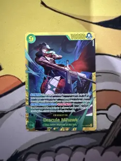 The Azure Sea's Seven #OP14-119 Dracule Mihawk One Piece Card - Image 1
