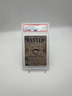 One Piece OP09 Wanted Poster complete set PSA 10 English Luffy Shanks Teach Bugg - Image 2