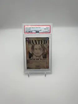 One Piece OP09 Wanted Poster complete set PSA 10 English Luffy Shanks Teach Bugg - Image 4