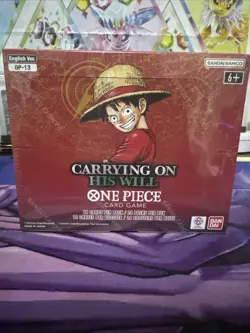 One Piece OP-13 Carrying on His Will Booster Box ENG Factory SEALED . Fast Ship - Image 1