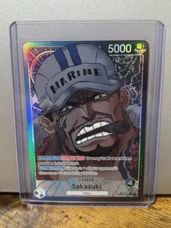 One Piece TCG Sakazuki Alt Art Leader OP05-041 Awakening of the New Era English - Image 1