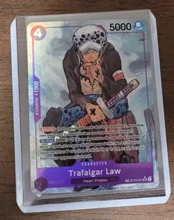 Trafalgar Law ST10-010 TR Treasure Rare 500 Years in The Future Foil Alt Art - Image 1
