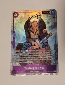 Trafalgar Law ST10-010 TR Treasure Rare 500 Years in The Future Foil Alt Art - Image 2