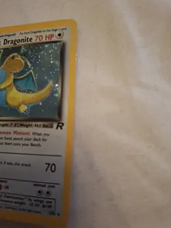 Pokemon Dark Dragonite TCG Holo Card 5/82 Team Rocket WOTC LP - Image 3