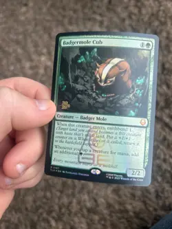 Badgermole Cub Prerelease Cards Foil - Image 1