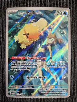 Misty's Psyduck 193/182 Destined Rivals Holo Illustration Rare Pokemon Card - Image 1