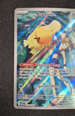 Misty's Psyduck 193/182 Destined Rivals Holo Illustration Rare Pokemon Card - Image 3