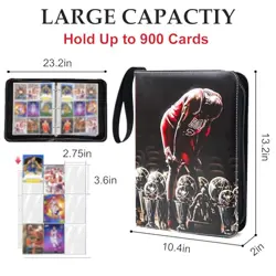 Basketball Card Binder 900 Pockets,Basketball Trading 9 Pocket 9B-Jordan-2 - Image 4