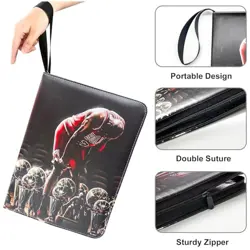 Basketball Card Binder 900 Pockets,Basketball Trading 9 Pocket 9B-Jordan-2 - Image 5