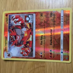 INCINEROAR 26/149 POKEMON CARD (SUN & MOONSET) REVERSE HOLO POKEMON LEAGUE - Image 2