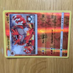 INCINEROAR 26/149 POKEMON CARD (SUN & MOONSET) REVERSE HOLO POKEMON LEAGUE - Image 4