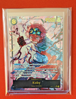 Koby (Alt Art) OP11-119 SEC Fist of Divine Speed ONE PIECE Card Game English NM - Image 2