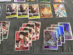One Piece Card Game CCG Collection (Mostly OP1-OP4) + Sealed ST01 Stater Deck - Image 3
