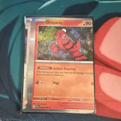 Oricorio 033/193 Reverse Holo Rare Pokemon TCG Sv02: Paldea Evolved Card MISCUT - Image 1