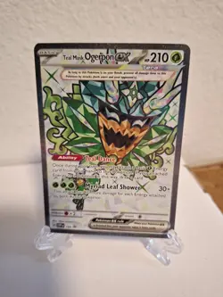 Ogerpon EX 166 Sv: Scarlet & Violet Promo Cards Holo- Teal Mask, NM Pokemon TCG - Image 1
